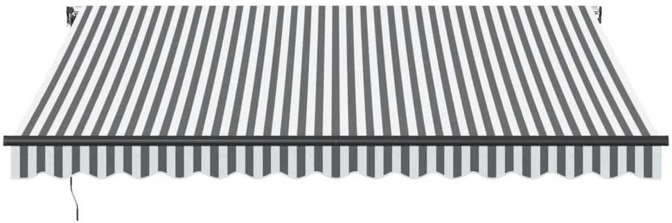 Automatinė ištraukiama markizė, antracito ir balta, 400x350cm
