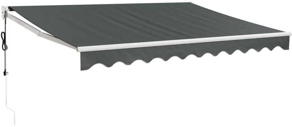 Automatinė ištraukiama markizė, antracito spalvos, 3x2,5m