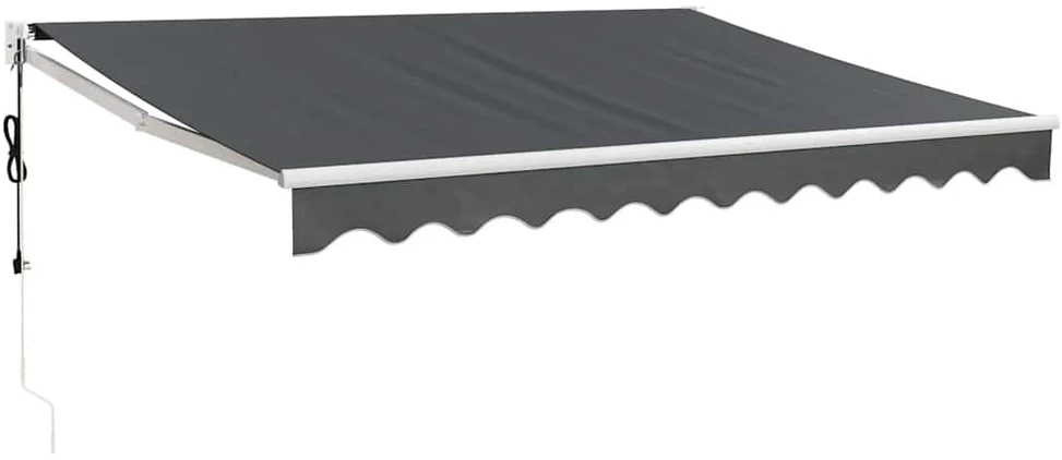 Automatinė ištraukiama markizė, antracito spalvos, 3,5x2,5m