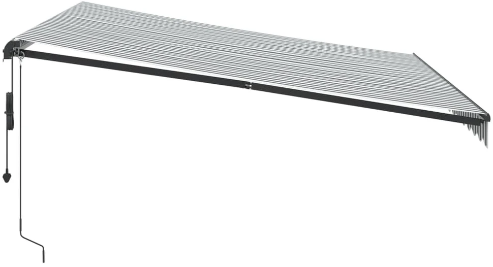Automatinė ištraukiama markizė, antracito ir balta, 400x350cm
