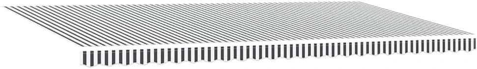 Automatinė ištraukiama markizė, antracito ir baltos spalvos, 600x300 cm
