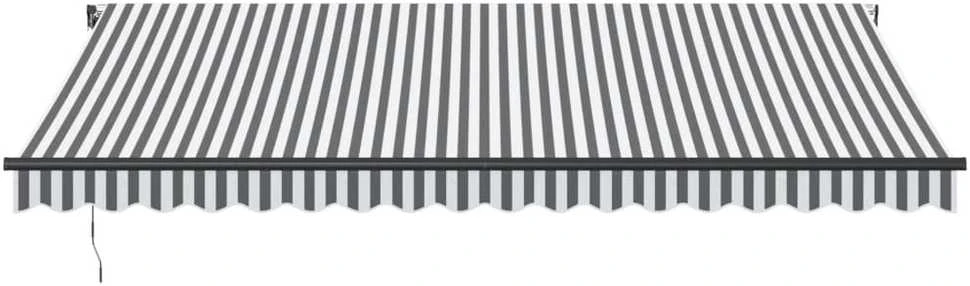 Automatinė ištraukiama markizė, antracito ir balta, 450x350cm