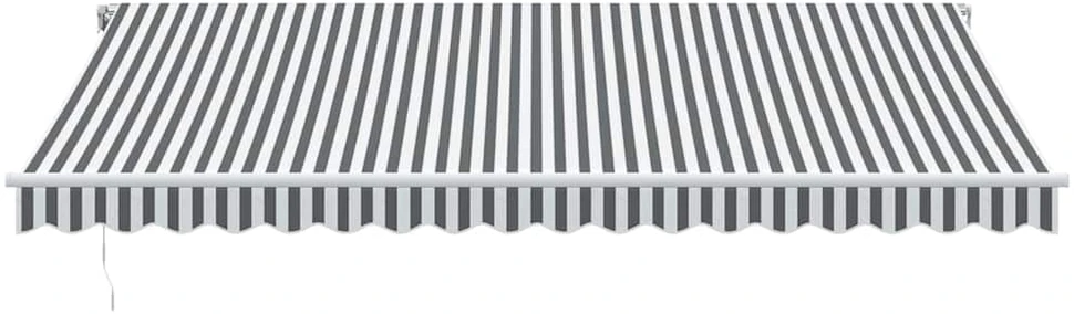Automatinė ištraukiama markizė, antracito ir balta, 450x350cm