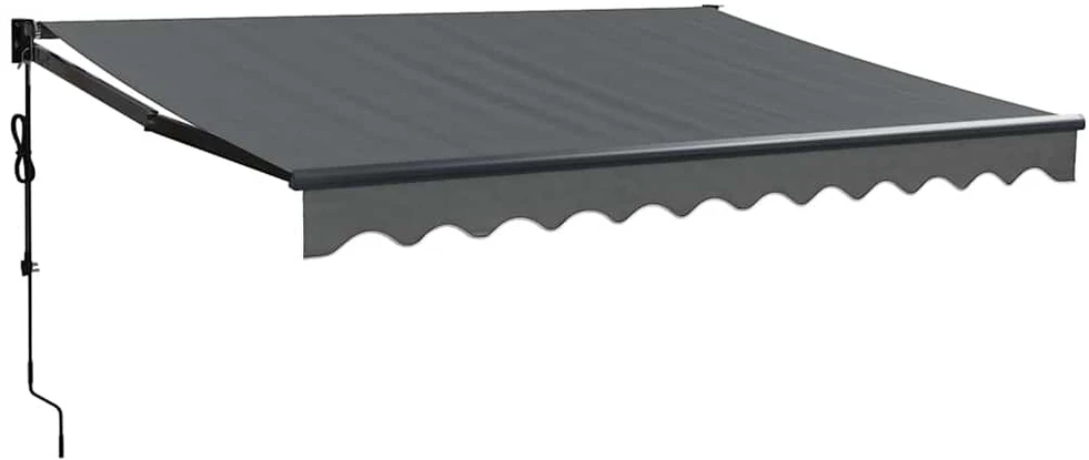 Automatinė ištraukiama markizė, antracito spalvos, 3,5x2,5m