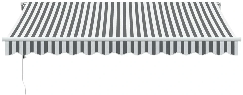 Automatinė ištraukiama markizė, antracito ir balta, 350x250cm