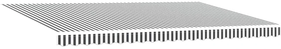 Automatinė ištraukiama markizė, antracito ir balta, 500x300cm