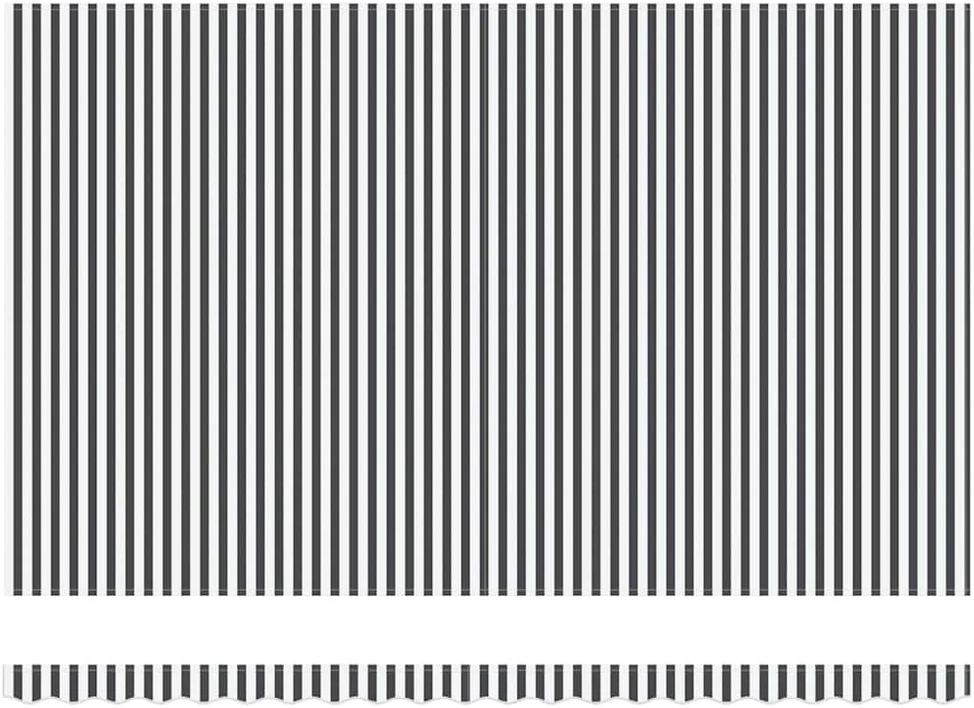 Automatinė ištraukiama markizė, antracito ir balta, 500x300cm