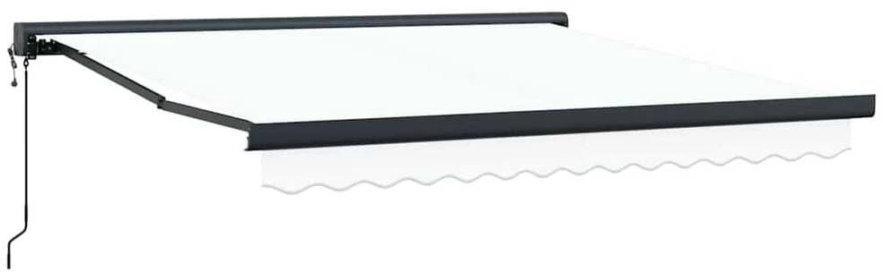 Ištraukiama markizė Balta 350 x 250 x 165 cm Audinys ir metalas