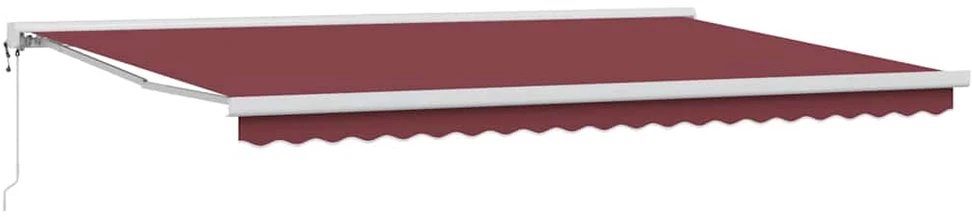 Ištraukiama markizė Vyšninė 500 × 300 cm Audinys ir metalas