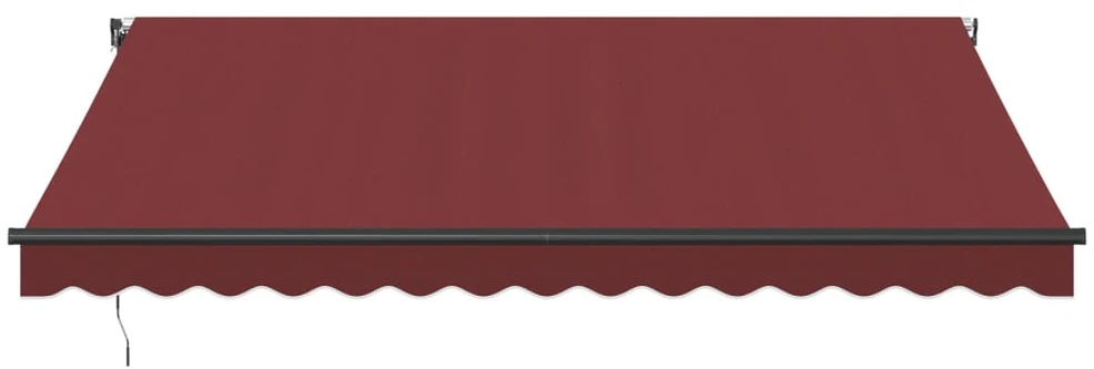 Automatinė ištraukiama markizė, bordo spalvos, 400x350cm