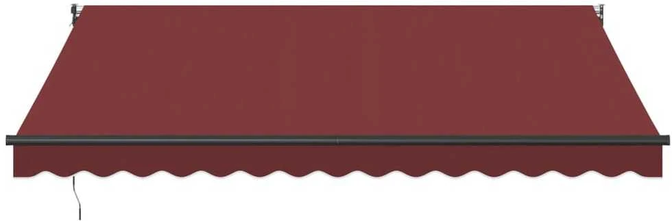 Automatinė ištraukiama markizė, bordo spalvos, 400x300cm
