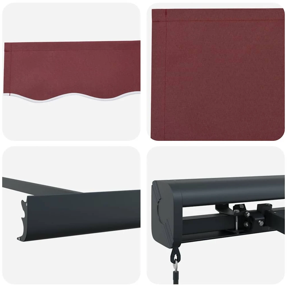 Ištraukiama markizė Vyšninė 300 x 250 cm Audinys ir metalas