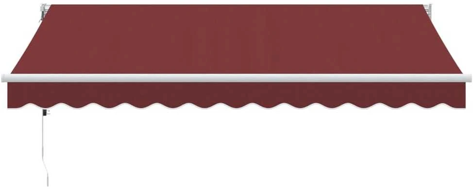 Automatinė ištraukiama markizė, bordo spalvos, 350x250cm