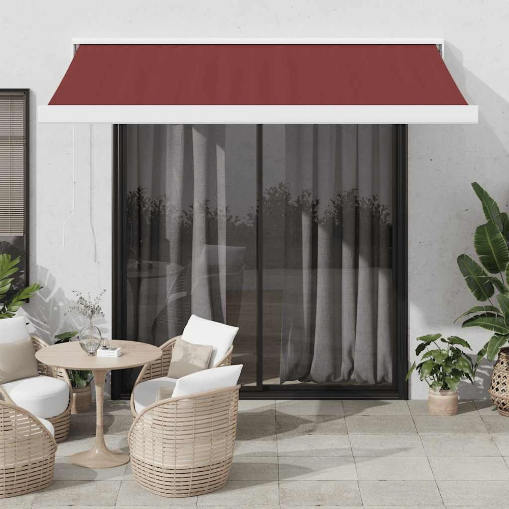 Ištraukiama markizė Vyšninė 350 x 250 cm Audinys ir metalas