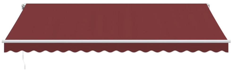 Automatinė ištraukiama markizė, bordo spalvos, 450x350cm