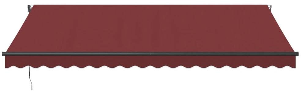 Automatinė ištraukiama markizė, bordo spalvos, 450x350cm