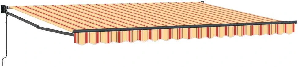 Ištraukiama markizė Geltona ir Oranžinė 450 x 300 x 165 cm