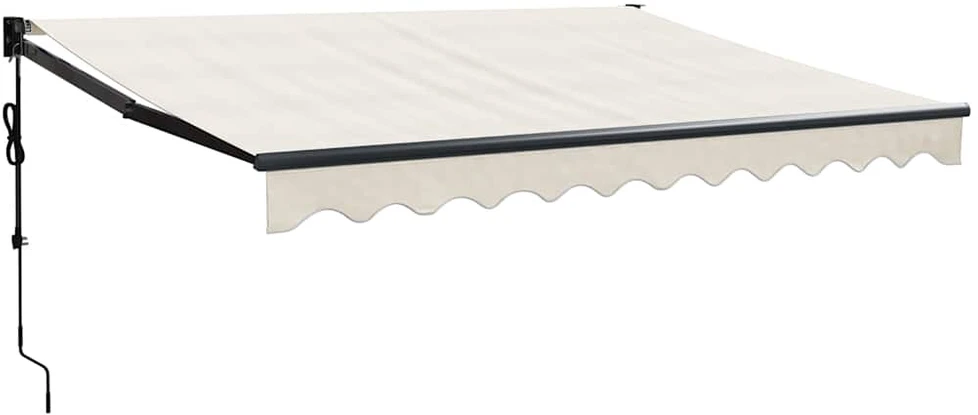 Automatinė ištraukiama markizė, kreminės spalvos, 3x2,5m