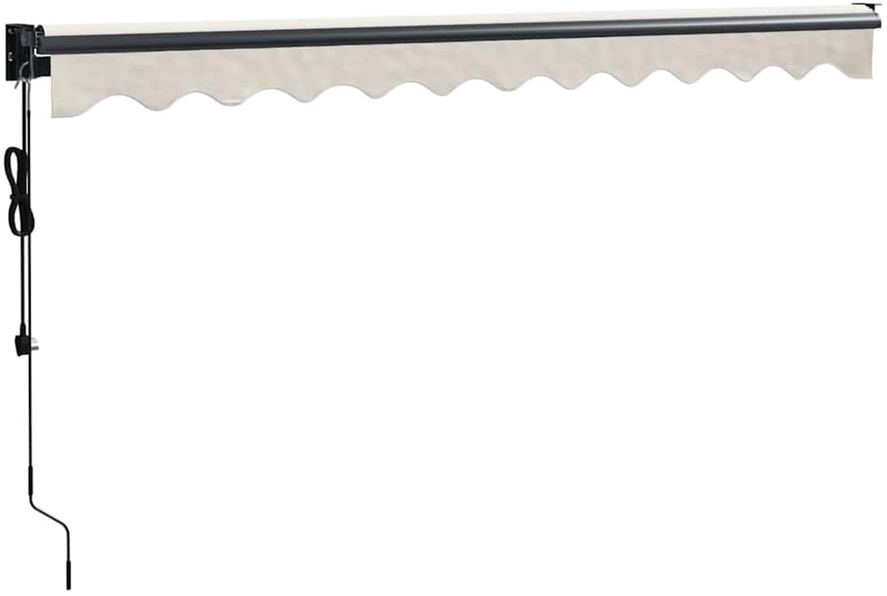 Automatinė ištraukiama markizė, kreminės spalvos, 3x2,5m