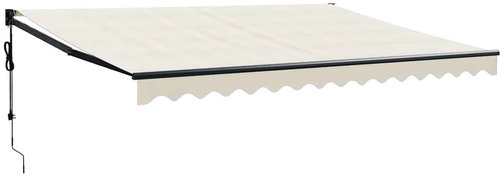 Automatinė ištraukiama markizė, kreminės spalvos, 4x3m