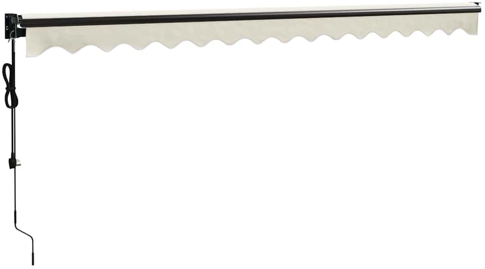 Automatinė ištraukiama markizė, kreminės spalvos, 4x3m