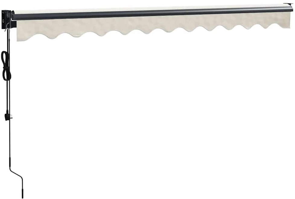 Automatinė ištraukiama markizė, kreminės spalvos, 3,5x2,5m