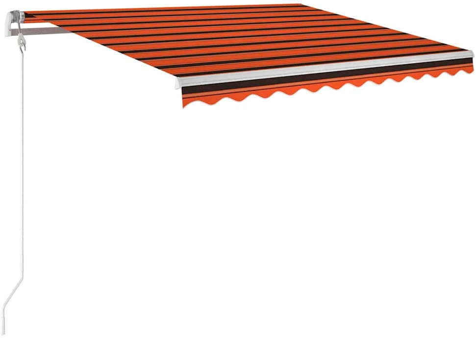 Automatinė ištraukiama markizė, oranžinė ir ruda, 300x250cm