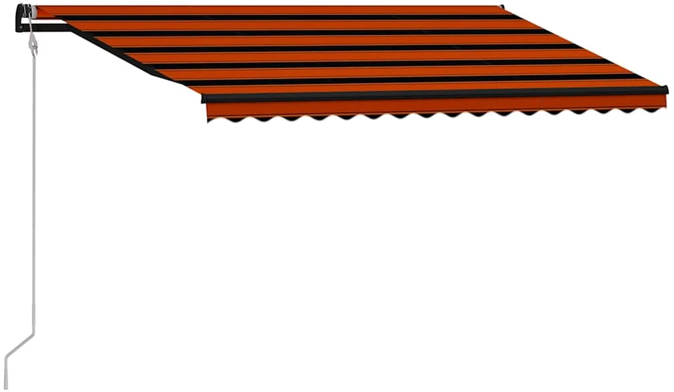 Automatinė ištraukiama markizė, oranžinė ir ruda, 400x300cm