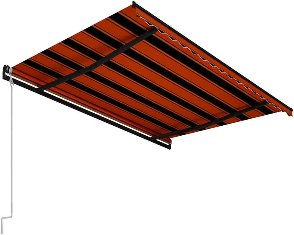 Automatinė ištraukiama markizė, oranžinė ir ruda, 400x300cm