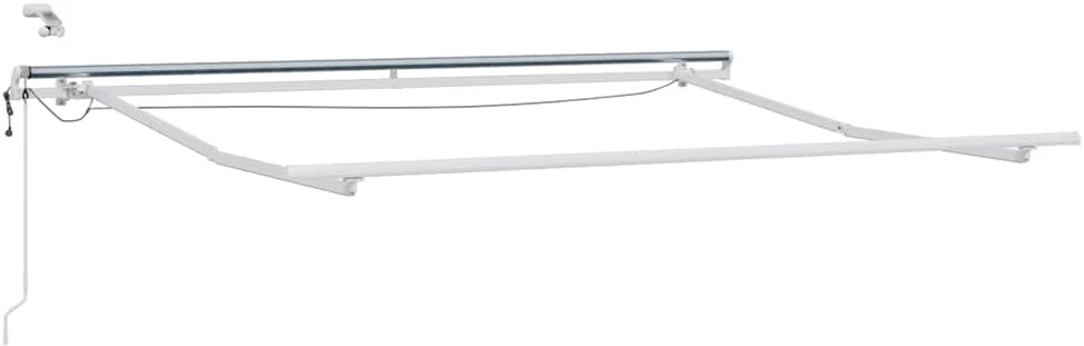 Automatinė ištraukiama markizė su LED, bordo spalvos, 300x250cm