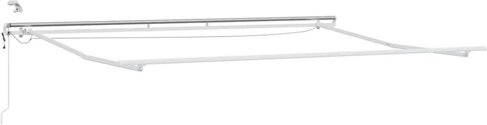 Automatinė ištraukiama markizė su LED, bordo spalvos, 400x300cm
