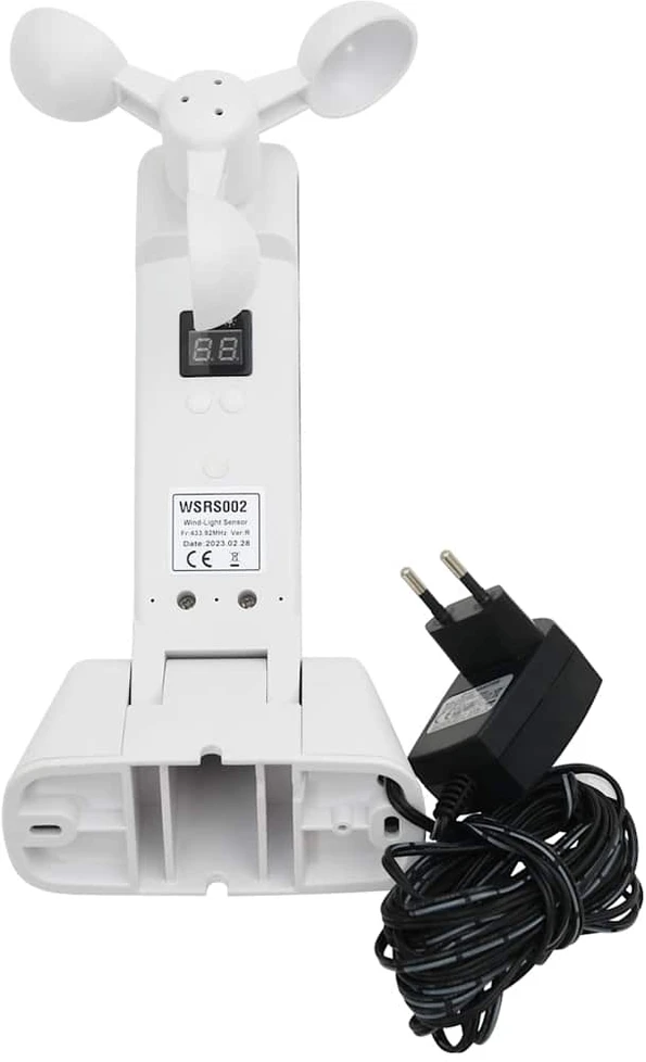 Automatinė ištraukiama markizė su LED lemputėmis, antracito ir baltos spalvos, 600x300 cm