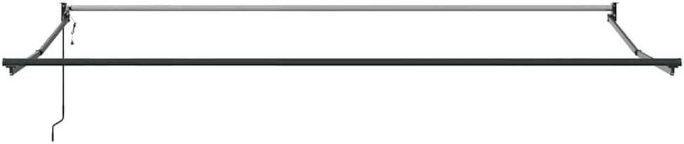 Ištraukiama markizė Balta 400 × 300 cm Poliesteris ir Metalas