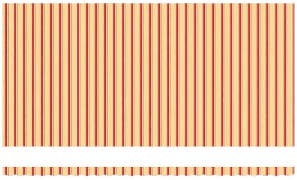 Ištraukiama markizė Geltona ir Oranžinė 600 × 350 cm