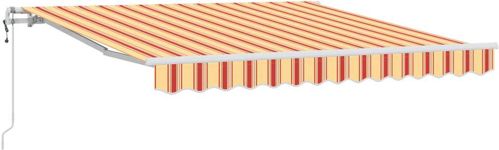 Ištraukiama markizė Geltona ir Oranžinė 300 x 250 cm