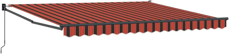 Ištraukiama markizė Geltona ir Oranžinė 400 × 350 cm