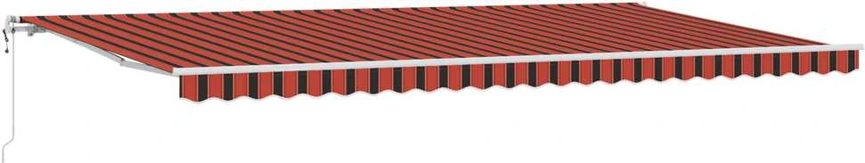 Ištraukiama markizė oranžinė ir ruda 600 × 350 cm