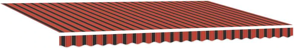 Ištraukiama markizė oranžinė ir ruda 500 × 300 cm