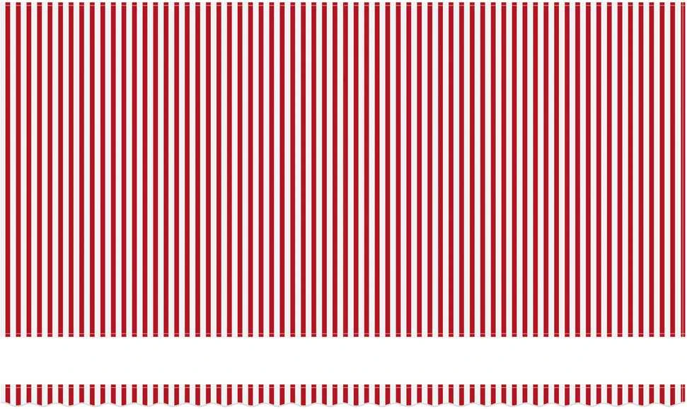 Ištraukiama markizė Raudona ir balta 600 × 300 cm