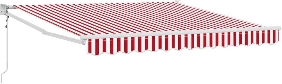 Ištraukiama markizė Raudona ir balta 350 x 250 cm