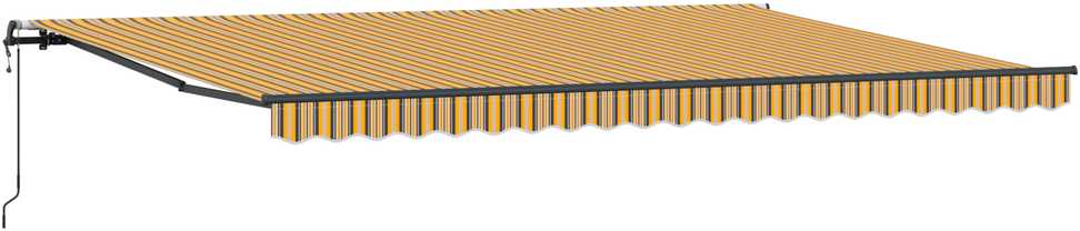 Ištraukiama markizė Įvairiaspalvis 500 × 350 cm