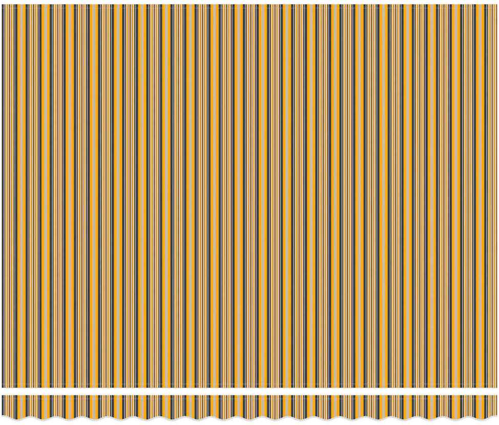 Ištraukiama markizė Įvairiaspalvis 400 × 300 cm Poliesteris