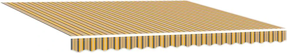 Ištraukiama markizė Įvairiaspalvis 400 × 350 cm Poliesteris