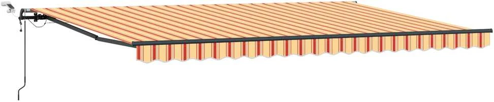 Ištraukiama markizė Geltona ir Oranžinė 500 × 350 cm