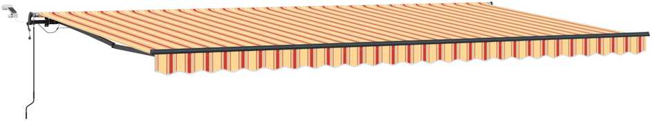 Ištraukiama markizė Geltona ir Oranžinė 600 × 300 cm