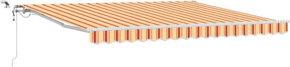 Ištraukiama markizė Geltona ir Oranžinė 400 × 300 cm
