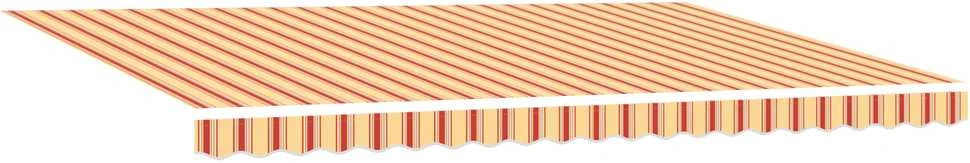 Ištraukiama markizė Geltona ir Oranžinė 500 × 350 cm