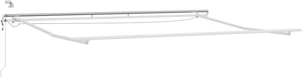 Ištraukiama markizė Oranžinė ir ruda 400 × 300 cm Poliesteris
