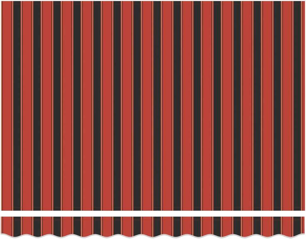 Ištraukiama markizė oranžinė ir ruda 300 x 250 cm Poliesteris