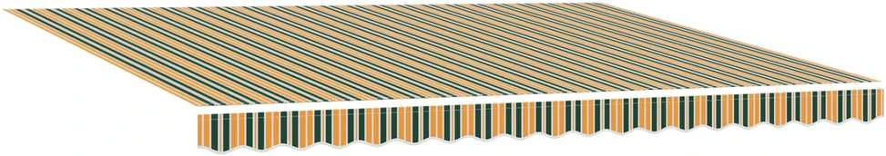 Ištraukiama markizė Žalia ir geltona 450 × 350 cm